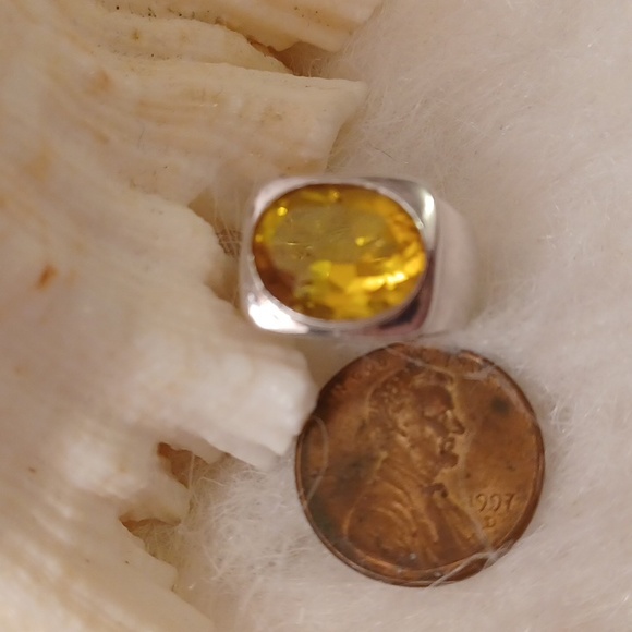 Citrine ring. - Picture 7 of 9